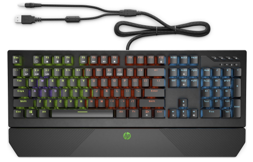 HP Pavilion Gaming Keyboard 800 RED Switches DE Layout