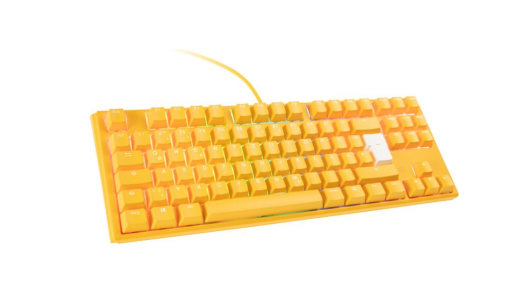 Ducky One 3 Yellow TKL PBT RGB MX SILENT RGB RED