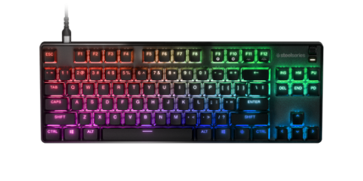 SteelSeries Apex 9 TKL mechanische Gaming Tastatur mit optischen Switches